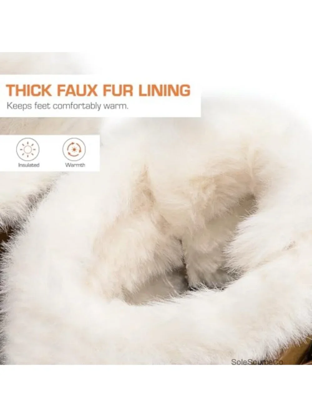 Women's Mid-Calf Snow Boots Waterproof Warm Faux Fur Lined Lace Up Duck Boots
